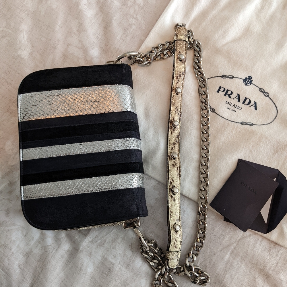 Prada Python & Ayers Arcade Bag - image 2